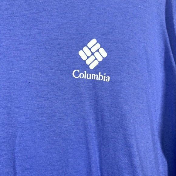 Colombia Trek Blue Logo Tee Women’s Size XXL - Picture 4 of 9